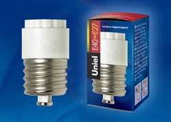 LH40-27L BASE ADAPTOR Переходник для цоколей с E40 на E27 длинный. 00719 - фото 62307