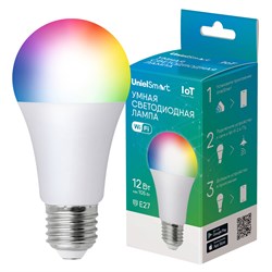 LED-A60-12W/RGBW/E27/230V/WF/FR PLS80WH UL-00011654 - фото 72865