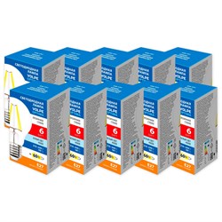 LED-A60-6W/4000K/E27/CL/SLF SET10 UL-00013842 - фото 73122