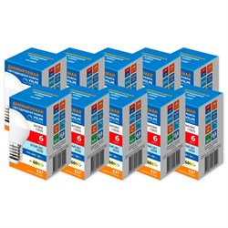 LED-G45-6W/4000K/E27/FR/DIM/SLS SET10 UL-00013905 - фото 73130