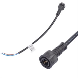 UCX-LD2/L52-0.25M/M7 DC24V BLACK Провод, 25см, для подключения линейных прожекторов 24V серии L52, L53 к блоку питания. Разъем "папа". TM Uniel UL-00009503 - фото 73547