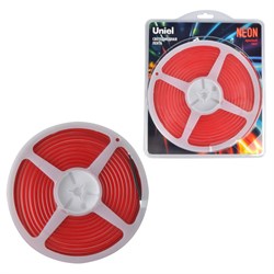 ULS-N01-2835-120LED/m-6mm-IP67-DC12V-9W/m-5M-RED Гибкая светодиодная лента. NEON. Катушка 5м. в блистере. Красный свет. ТМ Uniel UL-00009087 - фото 73844