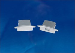 UFE-N01 SILVER B POLYBAG Набор аксессуаров для алюминиевого профиля. Заглушки (4 шт., пластик). Цвет серебро. ТМ Uniel UL-00000620 - фото 74024
