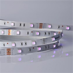 ULS-M22-5050-30LED/m-10mm-IP20-DC12V-7,2W/m-5M-RGB PROFI Гибкая светодиодная лента на самоклеящейся основе. Катушка 5м. в герметичной упаковке. RGB. ТМ Uniel. UL-00004371 - фото 74305