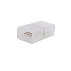 UTC-Q220 K14/B67-RGB CLEAR 025 POLYBAG Соединитель контактный прямой для светодиодных лент RGB 220В 5050 12-14мм, 4 контакта, цвет прозрачный, 25 штук в пакете 10995 - фото 74621