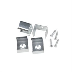 UFE-N10 SILVER B POLYBAG Набор аксессуаров для алюминиевого профиля. Заглушки (4 шт., пластик). Цвет серебро. ТМ Uniel UL-00000630 - фото 74647