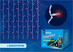 ULD-C2030-240/DWK RED IP67 Занавес светодиодный с контроллером, соединяемый, 240 светодиодов, размер- 2х3 м, цвет свечения-красный, IP67, провод белый, упаковка — картон. 11061 - фото 74709
