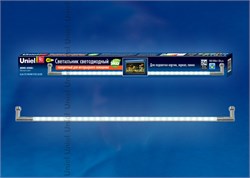 ULM-F31-9W/NW IP20 SILVER Светильник светодиодный поворотный для интерьерного освещения. В комплекте с адаптером. Длина 59 см. Материал корпуса алюминий, цвет серебро. Белый свет. Упаковка-картонная коробка. 08002 - фото 74834