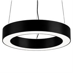 ULO-K18B 20W/4000K/R30 IP40 BLACK Светильник линейный светодиодный подвесной. Кольцо, диаметр 30см. Белый свет (4000K). 2200Лм. Алюминий. Цвет чёрный. TM Uniel UL-00013995 - фото 87106