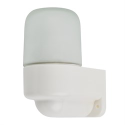 UWL-K03R 60W/E27 IP65 WHITE Светильник влагозащищенный под лампу Е27, угловой, для бань и саун, до +125°С. Цвет корпуса белый. ТМ Uniel UL-00013476 - фото 93253