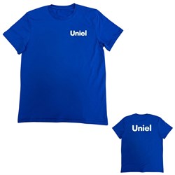 Футболка Uniel синяя унисекс, рамер L UL-00014010 - фото 93309
