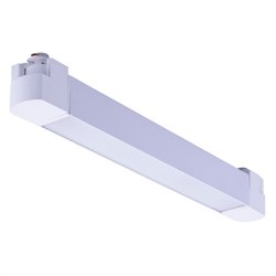 ULB-Q284 20W/4000K WHITE Светильник-прожектор светодиодный трековый. Линейный. Поворотный. 1600 Лм. Белый свет (4000K). Корпус белый. ТМ Volpe UL-00014348 - фото 97146