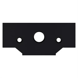 UFC-Q122 C20 BLACK SET2 Заглушка торцевая для профиля типа A20 под натяженые потолки, в составе набора из 2 штук. ТМ Volpe UL-00014649 - фото 98263