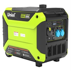 URS-P6500Ei Генератор бензиновый инверторный. Однофазный. Максимальная мощность 5,5кВт. Электрический стартер. TM Uniel UL-00013686 - фото 99286
