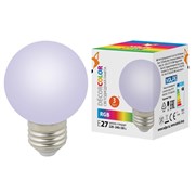 LED-G60-3W/RGB/E27/FR/С