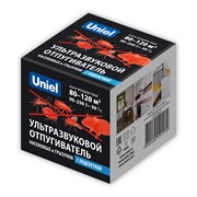 UDR-E15 WHITE Ультразвуковой отпугиватель насекомых и грызунов. 220В. Площадь до 120м2. С подсветкой. Белый. TM Uniel UL-00011807