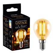 LED-G45-5W/AMBER/E14/VLF