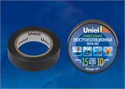 UIT-135P 10/15/01 BLK Изоляционная лента Uniel 10м, 15мм, 0,135мм, 1шт, цвет Черный 04510
