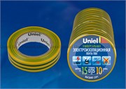 UIT-135P 10/15/10 YGR Изоляционная лента Uniel 10 м, 15 мм, 0,135 мм, 10 шт, цвет Желто-Зеленый 04523
