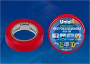 UIT-135P 10/15/01 RED Изоляционная лента Uniel 10м, 15мм, 0,135мм, 1шт, цвет Красный 04513