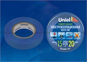 UIT-135P 20/15/01 BLU Изоляционная лента Uniel 20м, 15мм, 0,135мм, 1шт, цвет Синий 04485