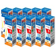 LED-CW35-6W/4000K/E14/CL/DIM/SLF SET10 UL-00013892