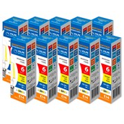 LED-CW35-6W/3000K/E14/CL/DIM/SLF Набор из 10штук UL-00013891