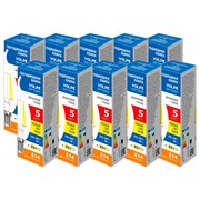 LED-CW35-5W/3000K/E14/CL/SLF SET10 UL-00013879