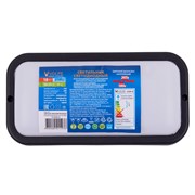 ULW-Q228 18W/6500K IP65 BLACK Светильник светодиодный влагозащищенный. Прямоугольник. Дневной свет (6500K). 195×95×35мм. Корпус черный. ТМ Volpe UL-00013641