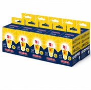 LED-A60-9W/3000K/E27/FR/NR SET10 Лампа светодиодная. Форма "A", матовая. Серия Norma. Теплый белый свет (3000K). Картон. Упаковка 10 штук. ТМ Volpe UL-00014075