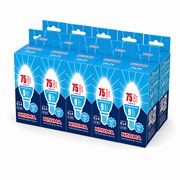 LED-C37-9W/NW/E14/FR/NR SET10 Лампа светодиодная. Форма "свеча", матовая. Серия Norma. Белый свет (4000K). Упаковка 10 штук. ТМ Volpe UL-00014090