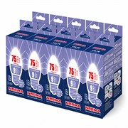 LED-C37-9W/DW/E27/FR/NR SET10 Лампа светодиодная. Форма "свеча", матовая. Серия Norma. Дневной белый свет (6500K). Упаковка 10 штук. ТМ Volpe UL-00014089