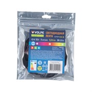ULS-Q210 5050-30LED/m-10mm-IP20-DC12V-7,2W/m-5M-RGB Гибкая светодиодная лента на самоклеящейся основе. Катушка 5 м. в герметичной упаковке. RGB. ТМ Volpe. UL-00004541