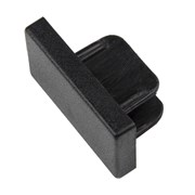 UFB-Q122 C21 BLACK 1 POLYBAG Заглушка торцевая типа G. Черная. ТМ Volpe. UL-00006066