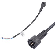 UCX-LD2/L52-0.25M/M7 DC24V BLACK Провод, 25см, для подключения линейных прожекторов 24V серии L52, L53 к блоку питания. Разъем "папа". TM Uniel UL-00009503