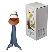 ULO-K22 D/E14/A BLACK/CREAM Светильник настольный, 40W. Цоколь E14. Механический выключатель. Черный с кремовым. ТМ Uniel UL-00009543