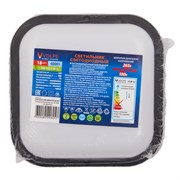 ULW-Q229 18W/4000K IP65 BLACK Светильник светодиодный влагозащищенный. Квадрат. Белый свет (4000K). 155×155×37мм. Корпус черный. ТМ Volpe UL-00013194