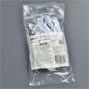 UCX-PT3/L10-300 WHITE 1 STICKER Провод для подключения светильника ULI-P* к сети 220В. 300 см, 3 контакта. Белый. ТМ Uniel UL-00009616