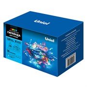 ULD-S1000-120/DWA MULTI IP67 Гирлянда светодиодная с контроллером, 120 светодиодов, 10 м, разноцветная, IP67, провод белый 07927