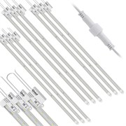 ULY-P90-10W/SPFR/K IP65 AC220V CLEAR KIT09 Светильник для растений светодиодный линейный, 600мм. Спектр для фотосинтеза. В составе набора из 9-ти штук. TM Uniel UL-00003852