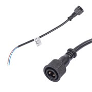 UCX-LC2/L52-0.25M/M7 DC24V BLACK Провод, 25см, для подключения линейных прожекторов 24V серии L52, L53 к контроллеру. Разъем "папа". TM Uniel UL-00009502