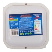 ULW-Q229 18W/6500K IP65 WHITE Светильник светодиодный влагозащищенный. Квадрат. Дневной свет (6500K). 155×155×37мм. Корпус белый. ТМ Volpe UL-00013191