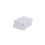 UTC-Q220 K12/B67-NNN CLEAR 025 POLYBAG Соединитель контактный прямой для светодиодных лент 220В 5050 12-14мм, 2 контакта, цвет прозрачный, 25 штук в пакете 10970