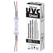 ESL-PLS-125/UVCB/CL Лампа люминесцентная ультрафиолетовая бактерицидная. Спектр UVC 254нм. Картон. ТМ Uniel UL-00005466