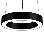 ULO-K18B 20W/4000K/R30 IP40 BLACK Светильник линейный светодиодный подвесной. Кольцо, диаметр 30см. Белый свет (4000K). 2200Лм. Алюминий. Цвет чёрный. TM Uniel UL-00013995