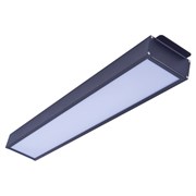 ULP-1060 20W/4000К IP20 GRILYATO OPAL BLACK Светильник светодиодный потолочный встраиваемый. Белый свет (4000K). 2420Лм. Для ячеек 100x100мм. Корпус черный. В комплекте с и/п. ТМ Uniel UL-00013543
