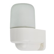 UWL-K03R 60W/E27 IP65 WHITE Светильник влагозащищенный под лампу Е27, угловой, для бань и саун, до +125°С. Цвет корпуса белый. ТМ Uniel UL-00013476