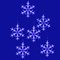 ULD-E1503-072/DTA BLUE IP20 SNOWFLAKES-3 - фото 69442