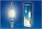 LED-CW35-6W/WW/E14/CL GLA01TR Лампа светодиодная. Форма "свеча на ветру", прозрачная. Серия Air. Теплый белый свет (3000K). Картон. ТМ Uniel UL-00002199 - фото 74148