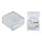 UCW-Q220 K10 CLEAR 025 POLYBAG Изолирующий зажим (заглушка) для светодиодной ленты 3528/2835, 10 мм, цвет прозрачный, 25 штук в пакете 10973 - фото 74732